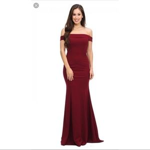 Burgundy Formal dress